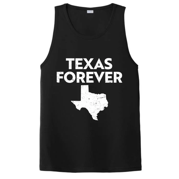 Texas Forever Texas State Performance Tank