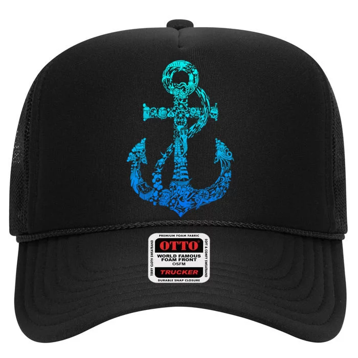 Tales From The Sea High Crown Mesh Trucker Hat