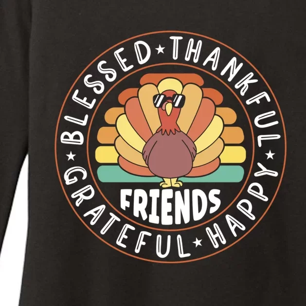 Thankful Friends Thanksgiving Friendsgiving Gift Womens CVC Long Sleeve Shirt