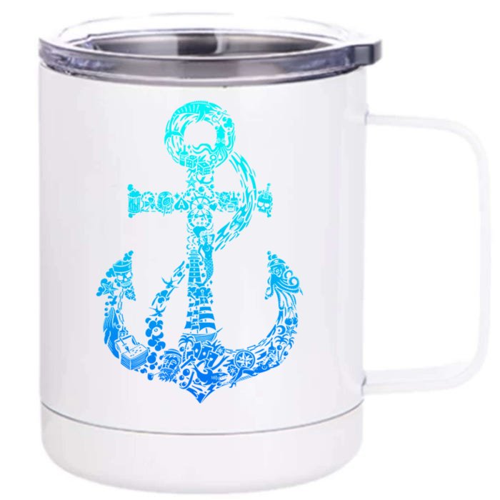 Tales From The Sea Front & Back 12oz Stainless Steel Tumbler Cup