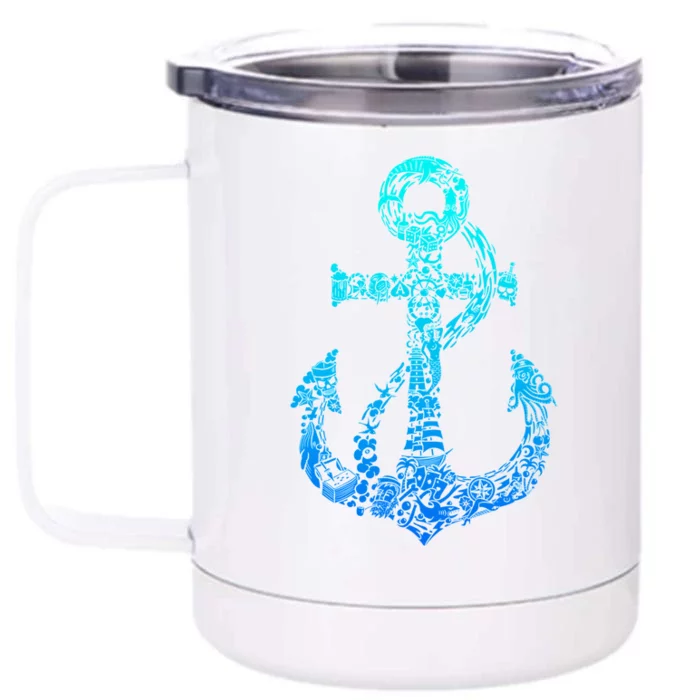 Tales From The Sea Front & Back 12oz Stainless Steel Tumbler Cup