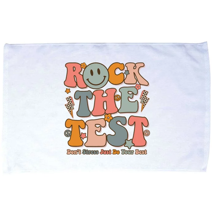 Testing For Teachers Test Day Teacher Rock The Test Microfiber Hand Towel