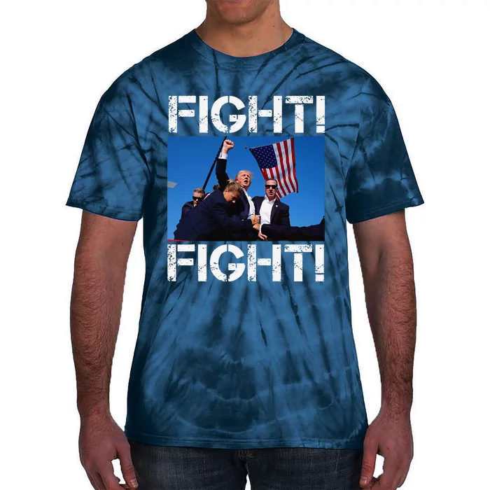 Trump Fight Trump Fighting Tie-Dye T-Shirt