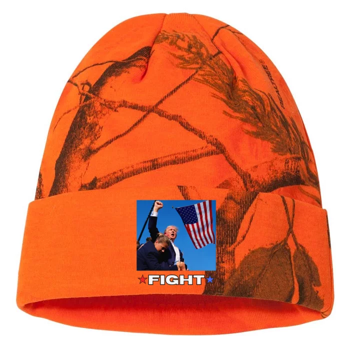 Trump Fight Kati - 12in Camo Beanie