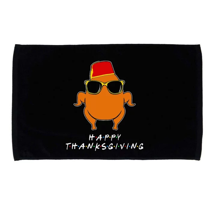 Thanksgiving Friends Turkey Funny Microfiber Hand Towel