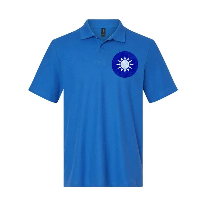 Taiwan Flag Taiwanese Emblem Roundel Taipei Gift Softstyle Adult Sport Polo