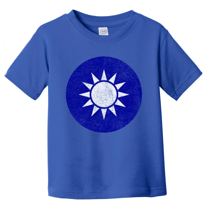 Taiwan Flag Taiwanese Emblem Roundel Taipei Gift Toddler T-Shirt