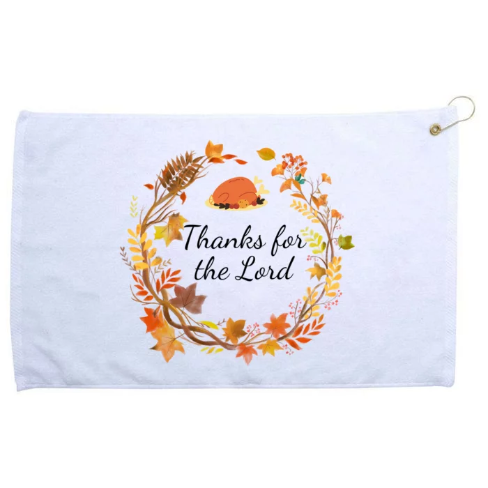 Thanks For The Lord Sweatshirt Fall Sweatshirt Sweatshirt For Wo Lord Sweatsh Grommeted Golf Towel