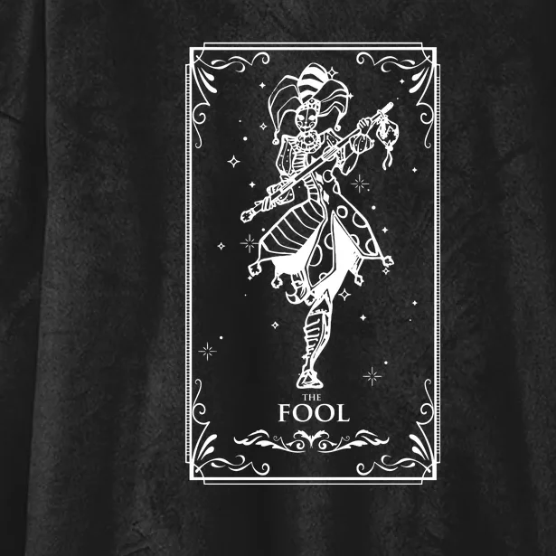 The Fool Tarot Card Hooded Wearable Blanket