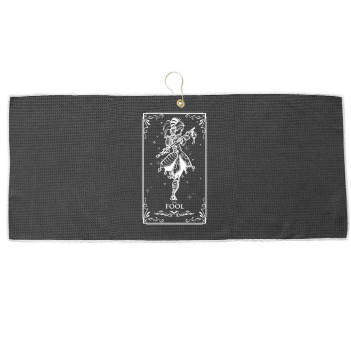 The Fool Tarot Card Large Microfiber Waffle Golf Towel