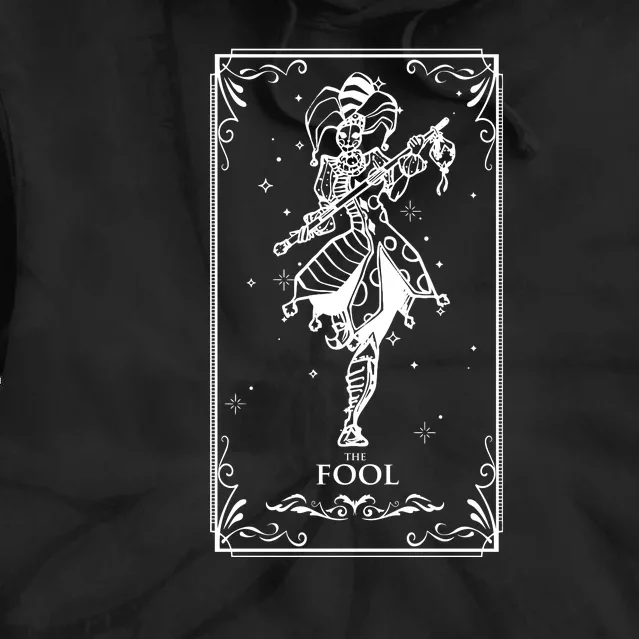 The Fool Tarot Card Tie Dye Hoodie