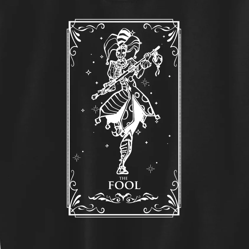 The Fool Tarot Card Kids Sweatshirt