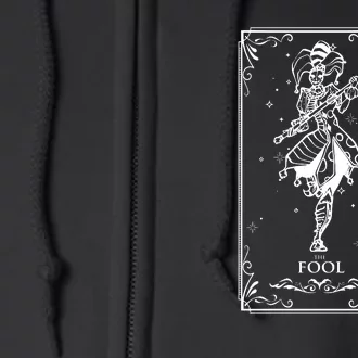 The Fool Tarot Card Full Zip Hoodie