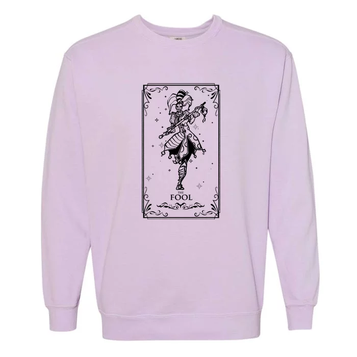 The Fool Tarot Card Garment-Dyed Sweatshirt