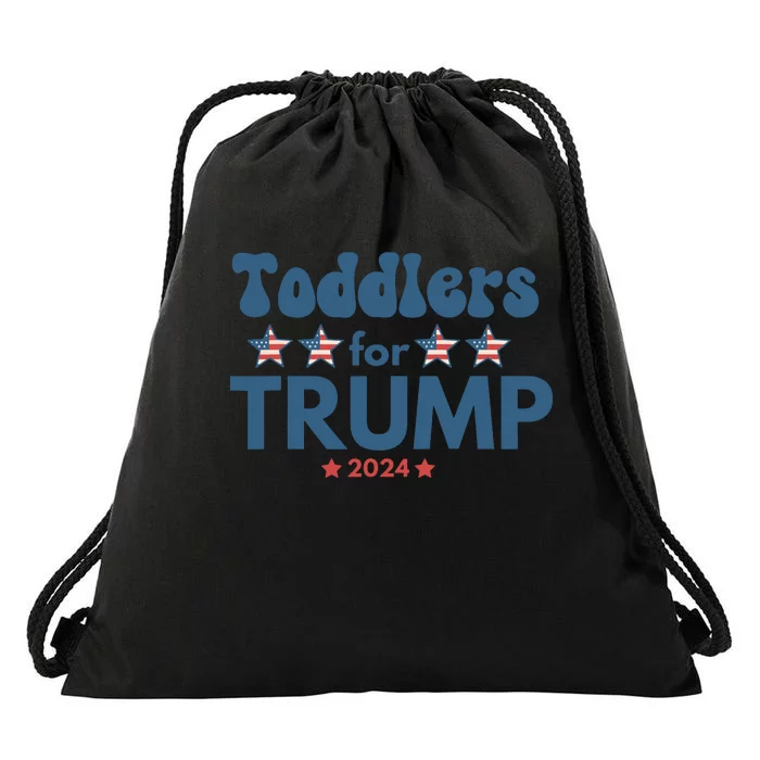 Toddle For Trump Trump 2024 Funny Trump Drawstring Bag