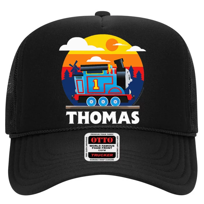 Thomas & Friends Thomas Round Sunset High Crown Mesh Trucker Hat