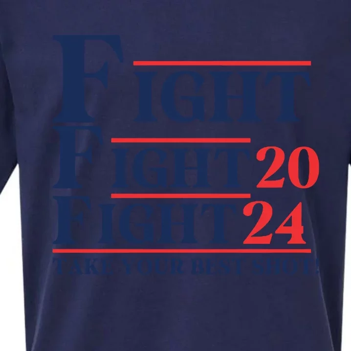 Trump Fight Trump Shot Trump 2024 Fist Pump Sueded Cloud Jersey T-Shirt