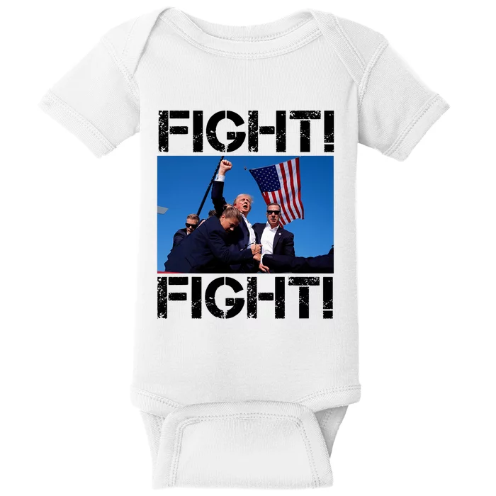 Trump Fight Trump Fighting Baby Bodysuit