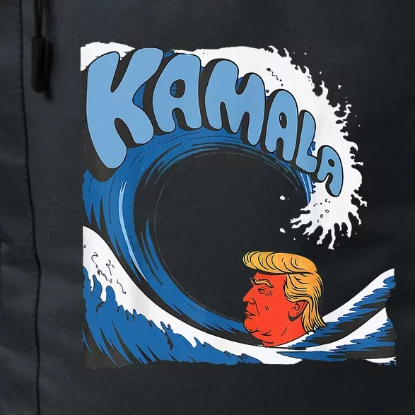 Trump Facing The Unstoppable Kamala Blue Wave Tsunami Daily Commute Backpack