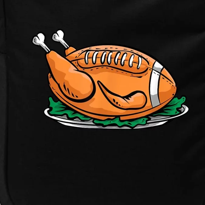 Turkey Football Thanksgiving Dinner Impact Tech Backpack