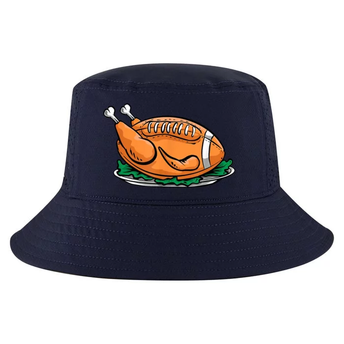 Turkey Football Thanksgiving Dinner Cool Comfort Performance Bucket Hat