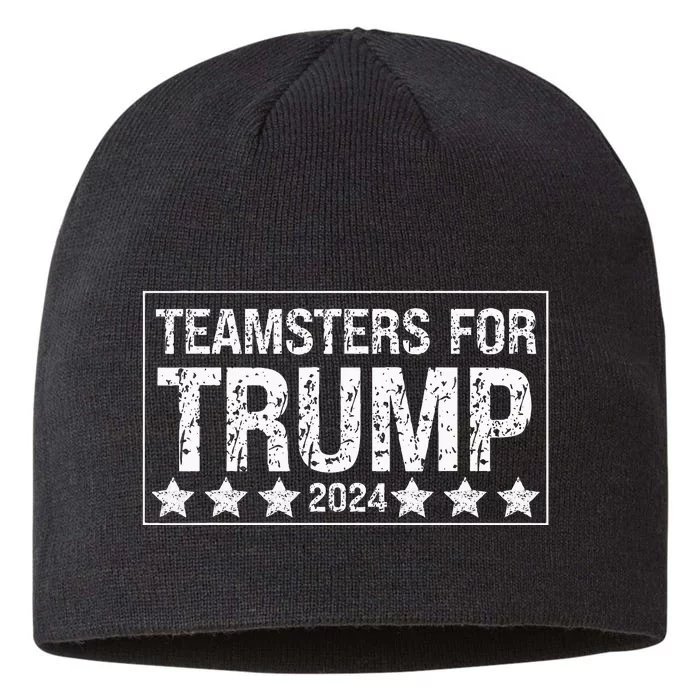 Teamsters For Trump 2024 8 1/2in Sustainable Knit Beanie