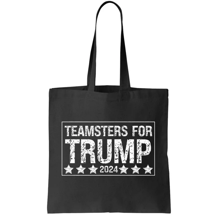 Teamsters For Trump 2024 Tote Bag