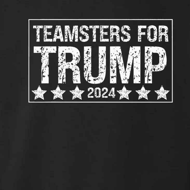 Teamsters For Trump 2024 Toddler Hoodie