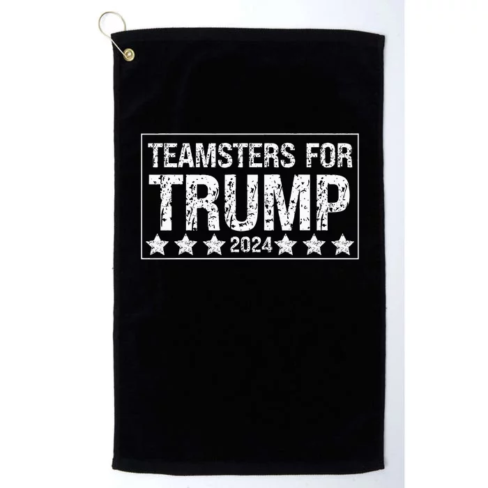 Teamsters For Trump 2024 Platinum Collection Golf Towel