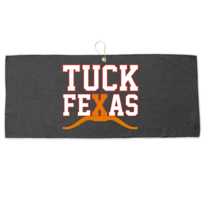 Tuck Fexas Texas Large Microfiber Waffle Golf Towel