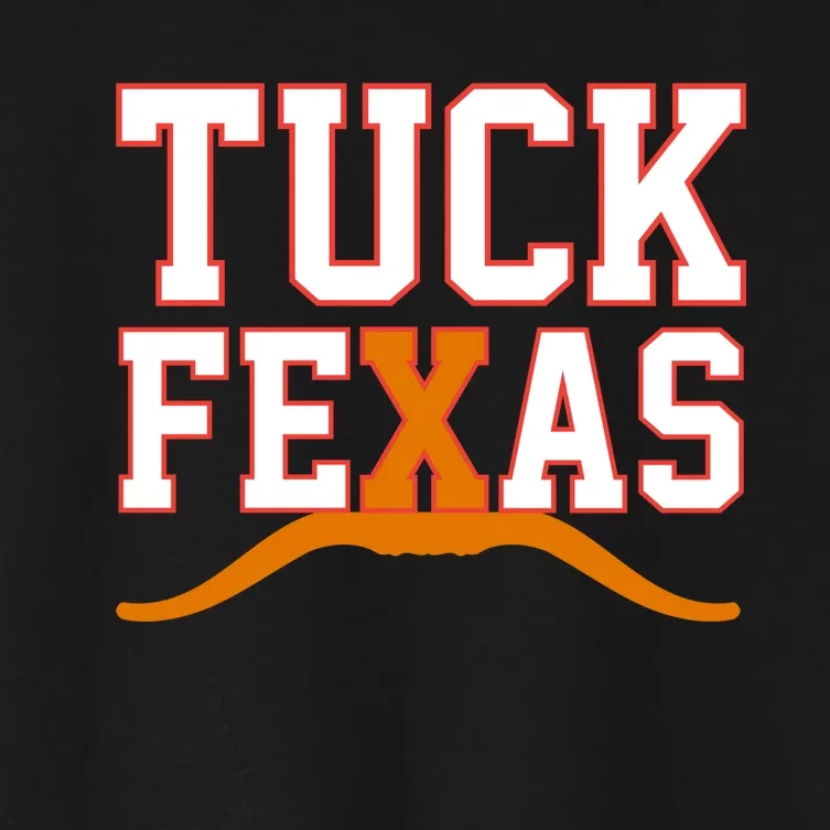 Tuck Fexas Texas Women's Crop Top Tee