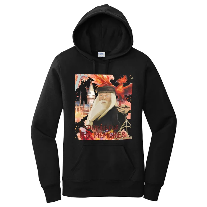 Thanks For The Memories Micheal Gambon Rip Michael Gambon Women's Pullover Hoodie