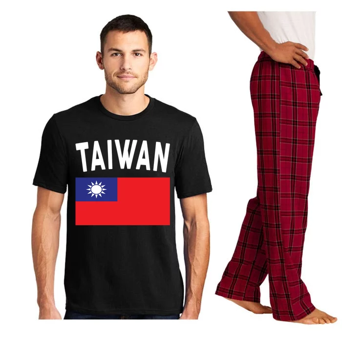 Taiwan Flag Taiwanese Pride Funny Gift Pajama Set