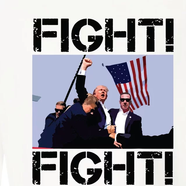 Trump Fight Trump Fighting Cropped Pullover Crew