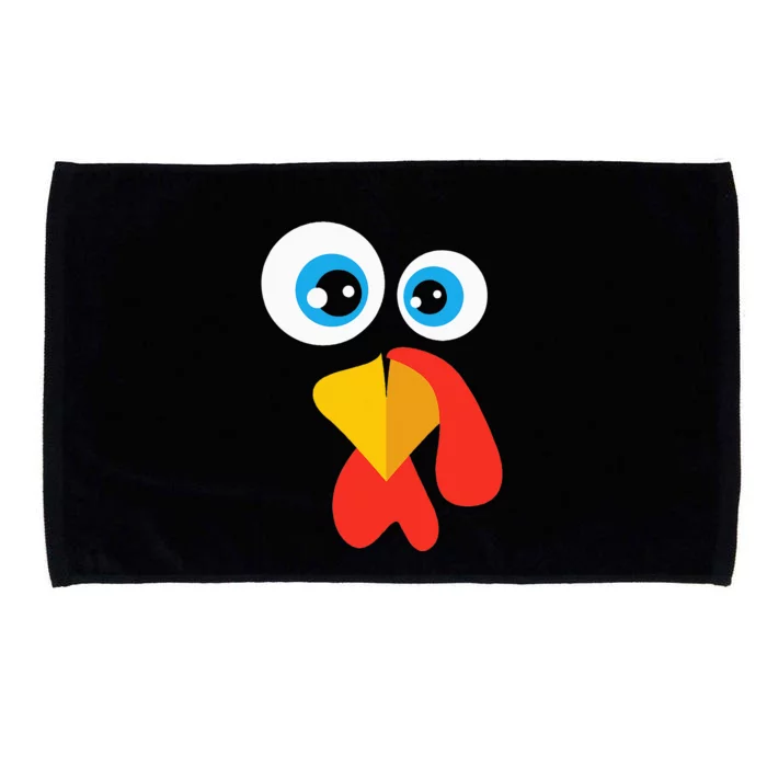 Thanksgivingturkey Face Microfiber Hand Towel