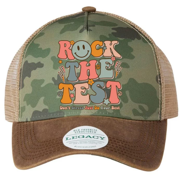 Testing For Teachers Test Day Teacher Rock The Test Legacy Tie Dye Trucker Hat