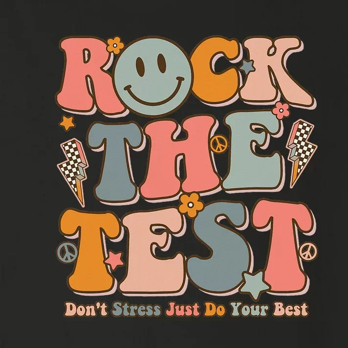 Testing For Teachers Test Day Teacher Rock The Test Toddler Long Sleeve Shirt