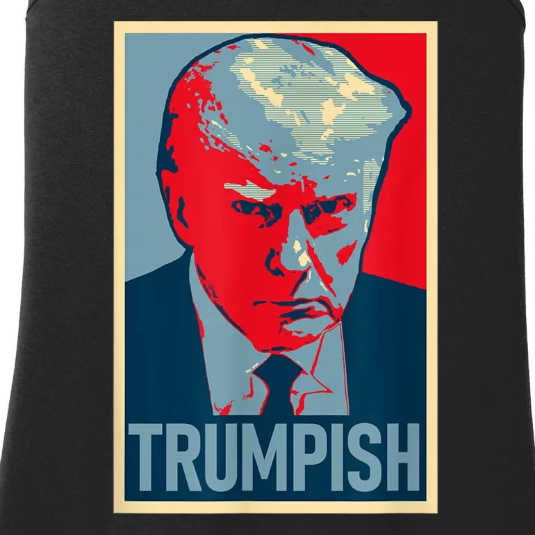 TRUMPISH Funny Trump Mug Shot Hope Ladies Essential Tank