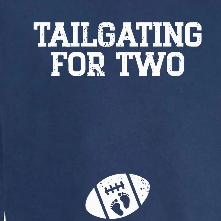 Tailgating For Two Football Thanksgiving Pregnancy Reveal Garment-Dyed Sweatshirt