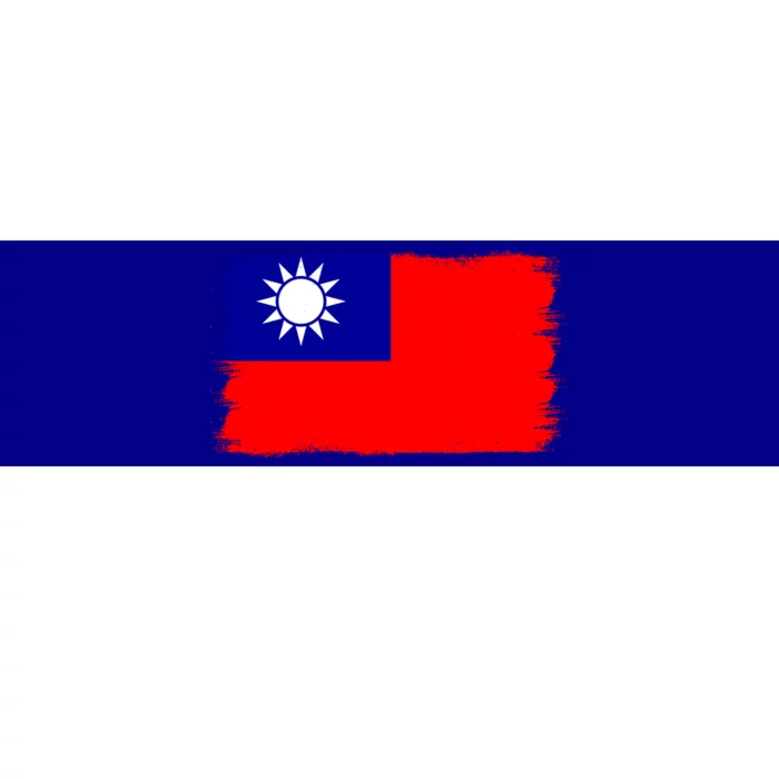 Taiwanese Flag Taiwan Gift Bumper Sticker