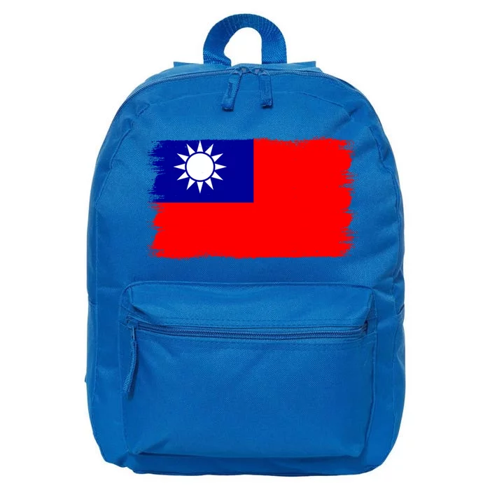 Taiwanese Flag Taiwan Gift 16 in Basic Backpack