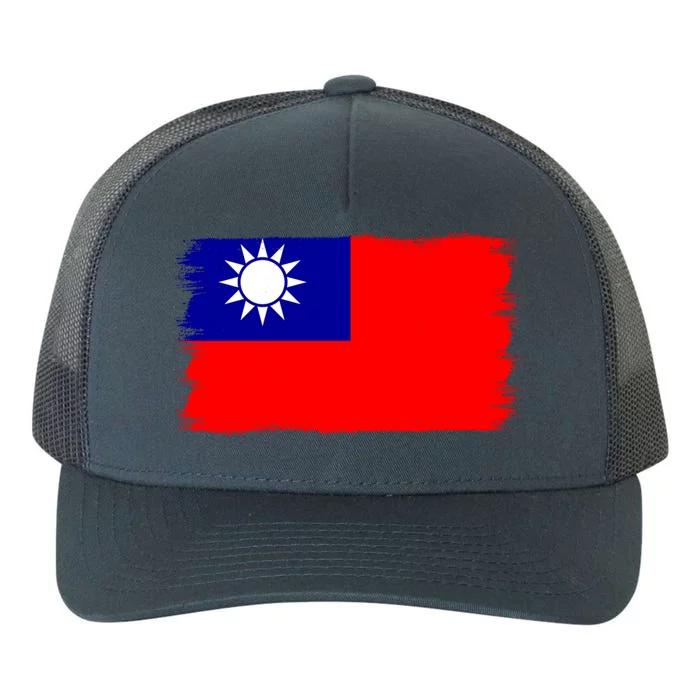 Taiwanese Flag Taiwan Gift Yupoong Adult 5-Panel Trucker Hat