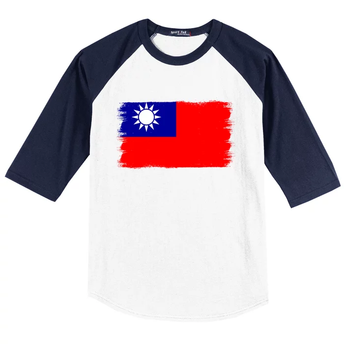 Taiwanese Flag Taiwan Gift Baseball Sleeve Shirt