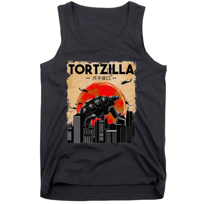 Tortoise Funny Turtle animal lover Tank Top