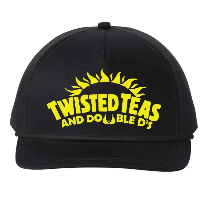 Twist Funny Teas And Double DS Snapback Five-Panel Rope Hat