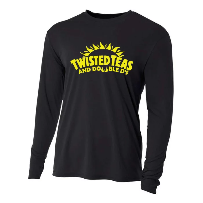 Twist Funny Teas And Double DS Cooling Performance Long Sleeve Crew