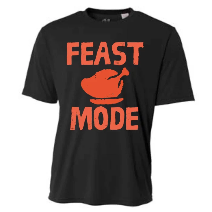 Thanksgiving Feast Turkey Mode Halloween Gift Cooling Performance Crew T-Shirt