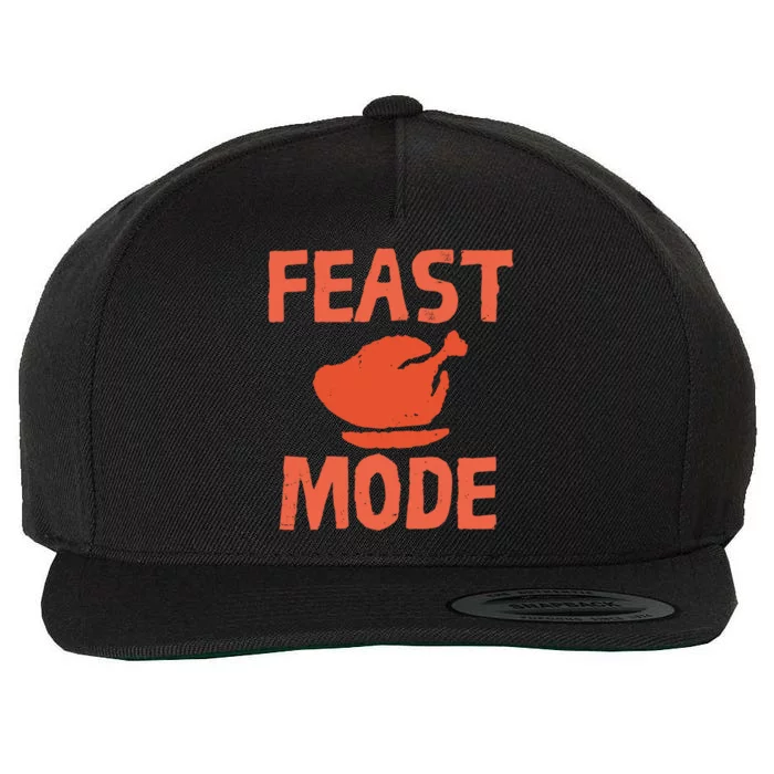 Thanksgiving Feast Turkey Mode Halloween Gift Wool Snapback Cap