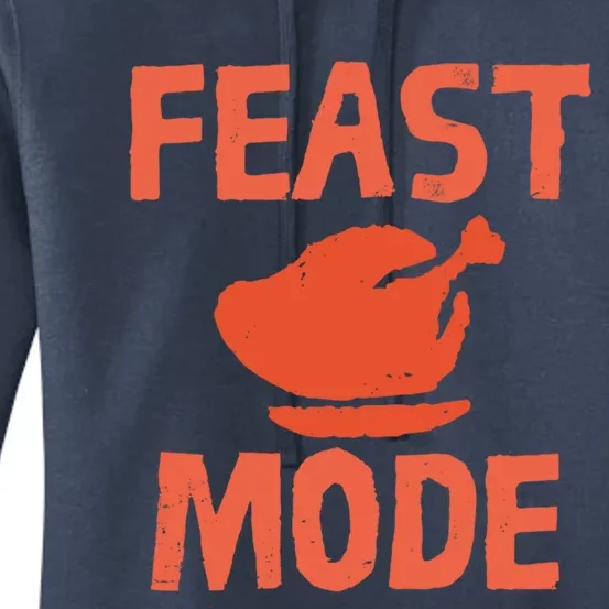 Thanksgiving Feast Turkey Mode Halloween Gift Women's Pullover Hoodie