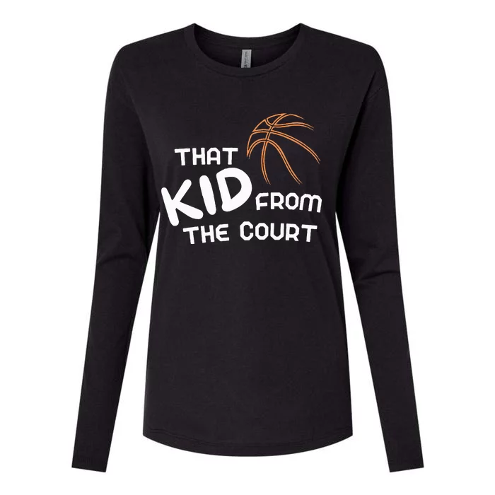 That From The Court Womens Cotton Relaxed Long Sleeve T-Shirt